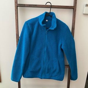 Blue fleece